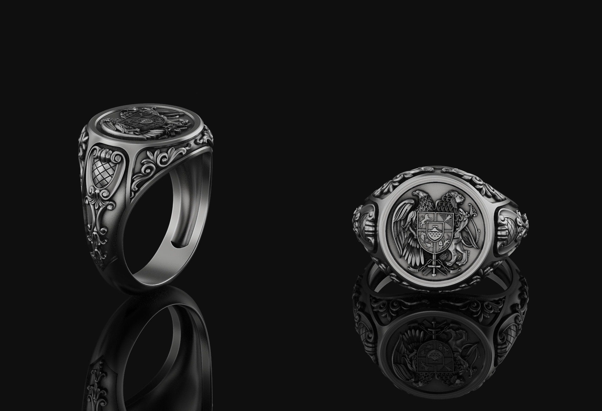 Armenian Coat of Arms Ring