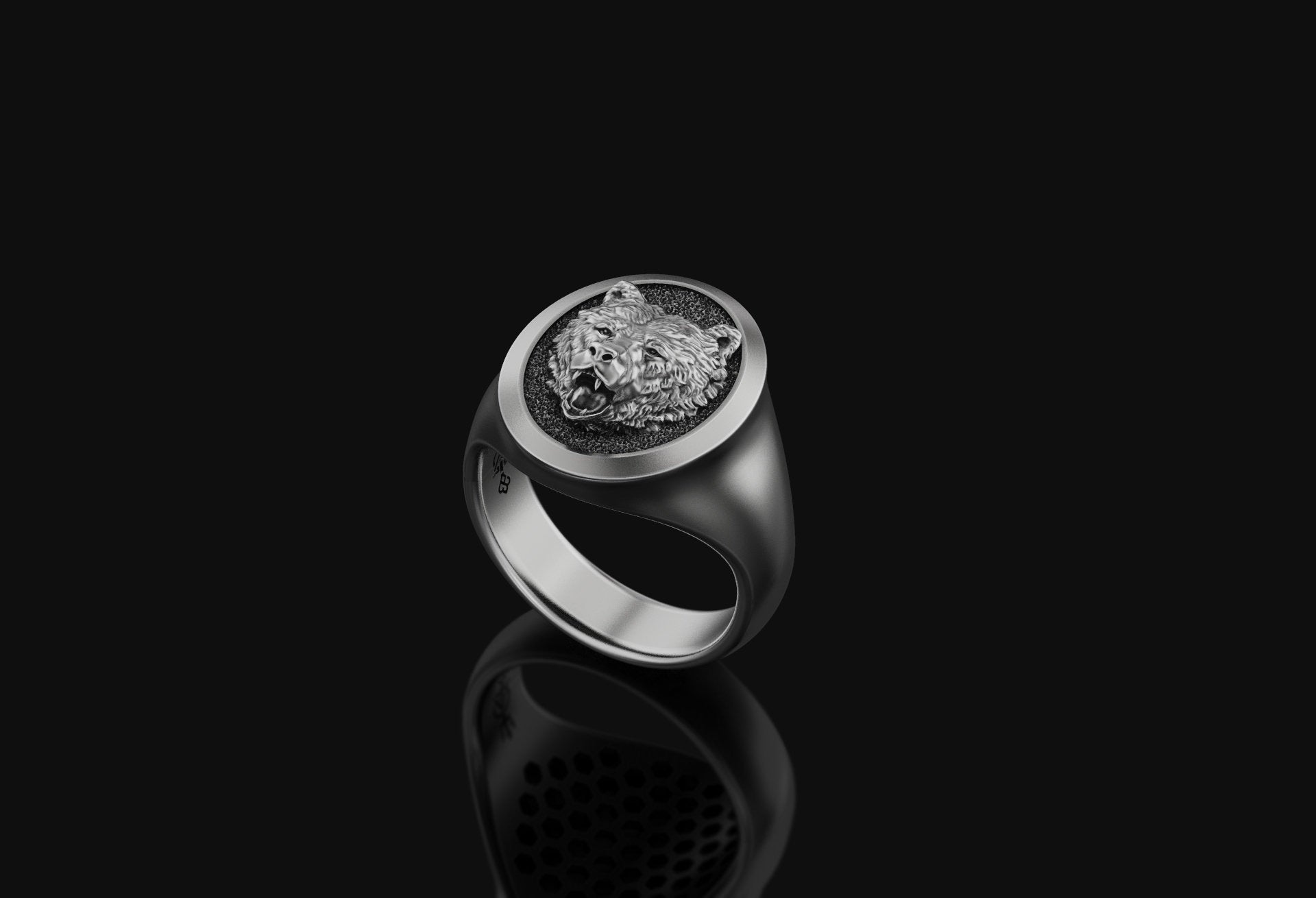 Bear Signet Ring