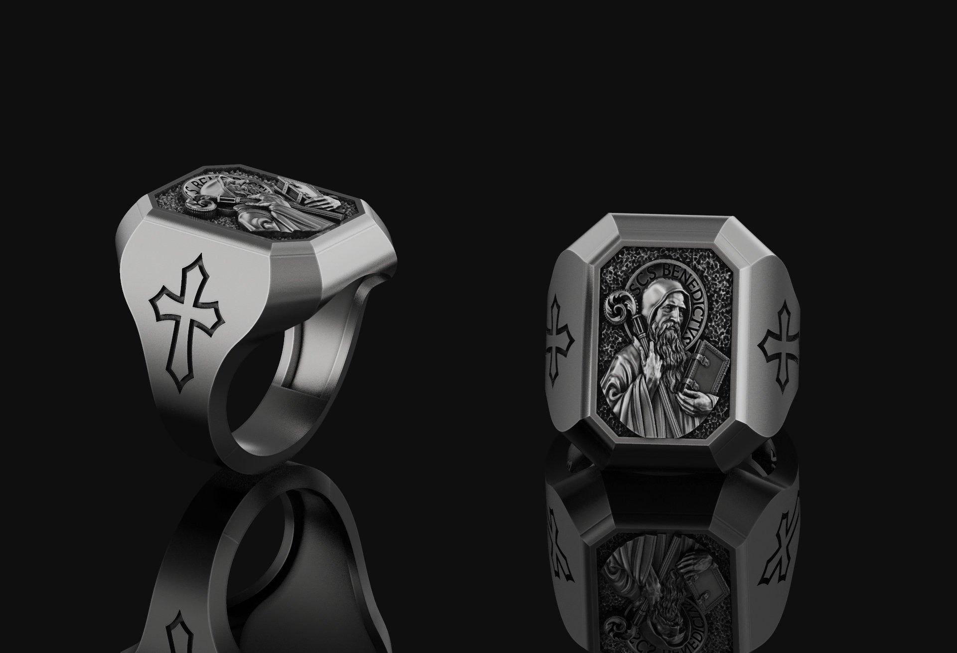 Saint Benedict Ring