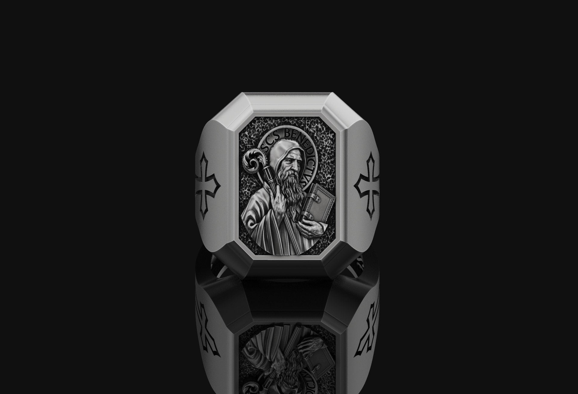 Saint Benedict Ring