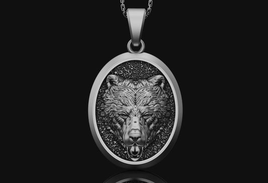 Personalized Bear Pendant