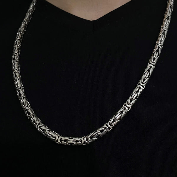 Round byzantine chain on sale necklace