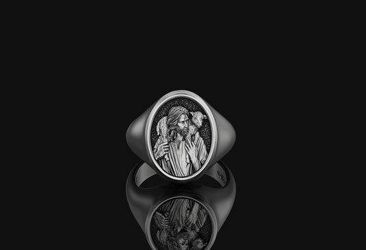 Jesus Signet Ring