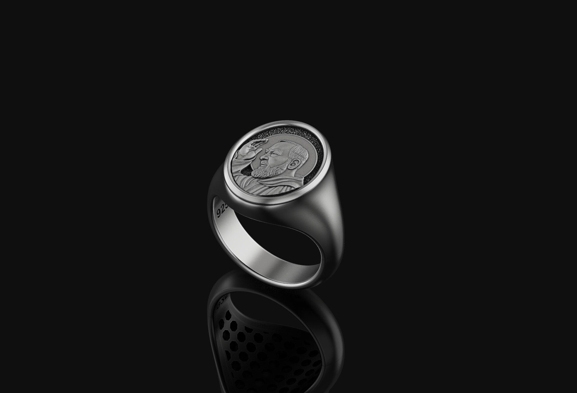 Padre Pio Signet Ring