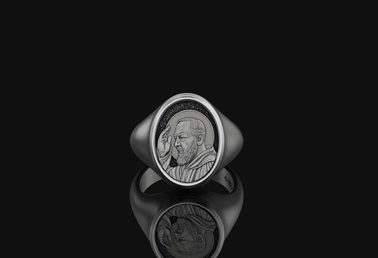 Padre Pio Signet Ring