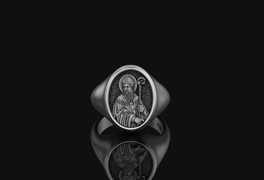 Saint Patrick Signet Ring