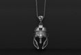 Load image into Gallery viewer, Spartan Warrior Helmet Necklace
