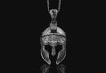 Load image into Gallery viewer, Spartan Warrior Helmet Necklace
