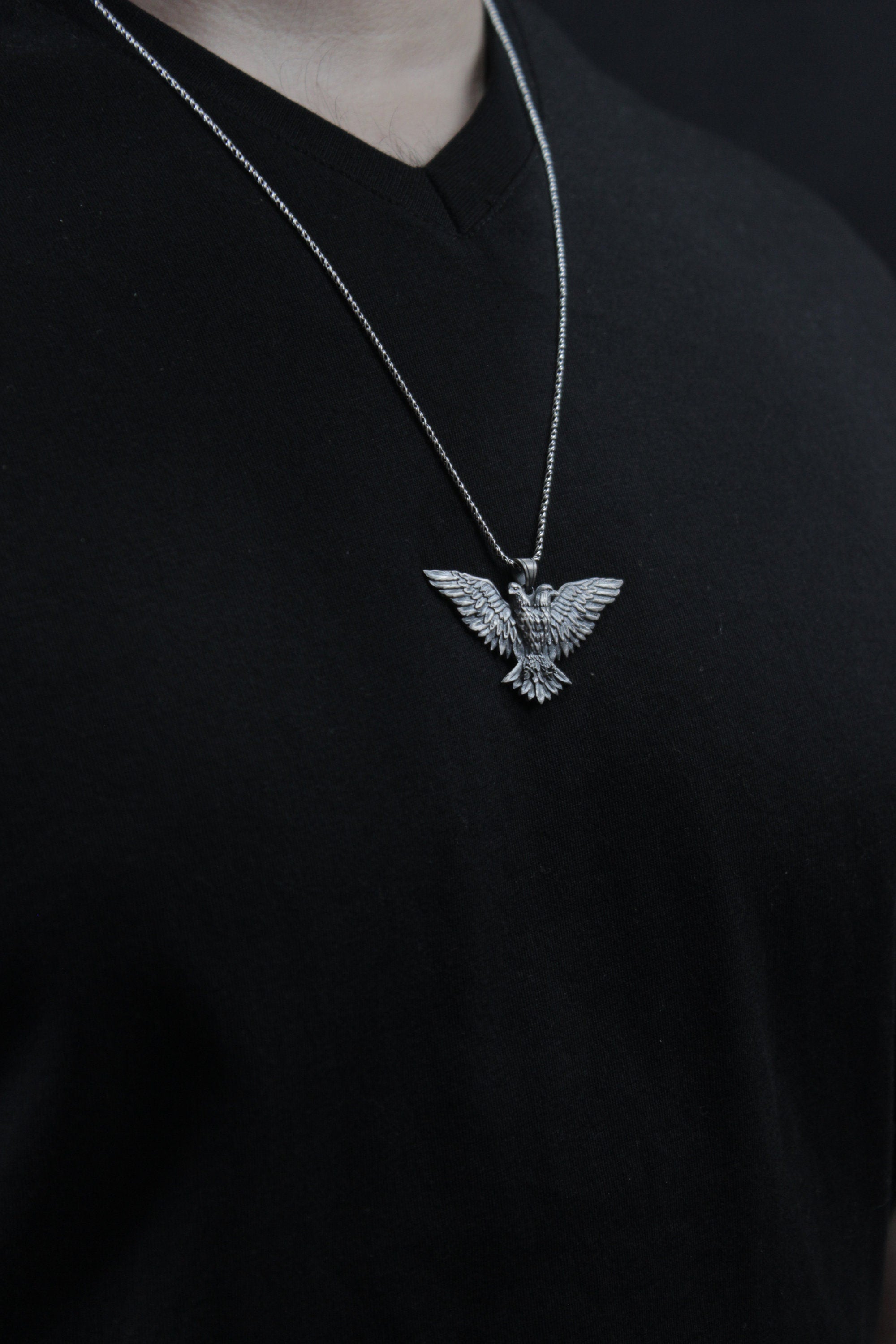 Two Headed Eagle Necklace