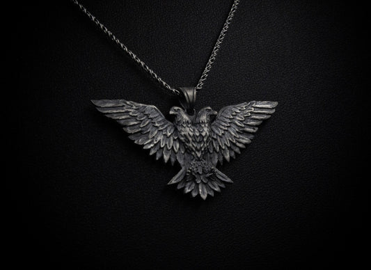 Two Headed Eagle Necklace