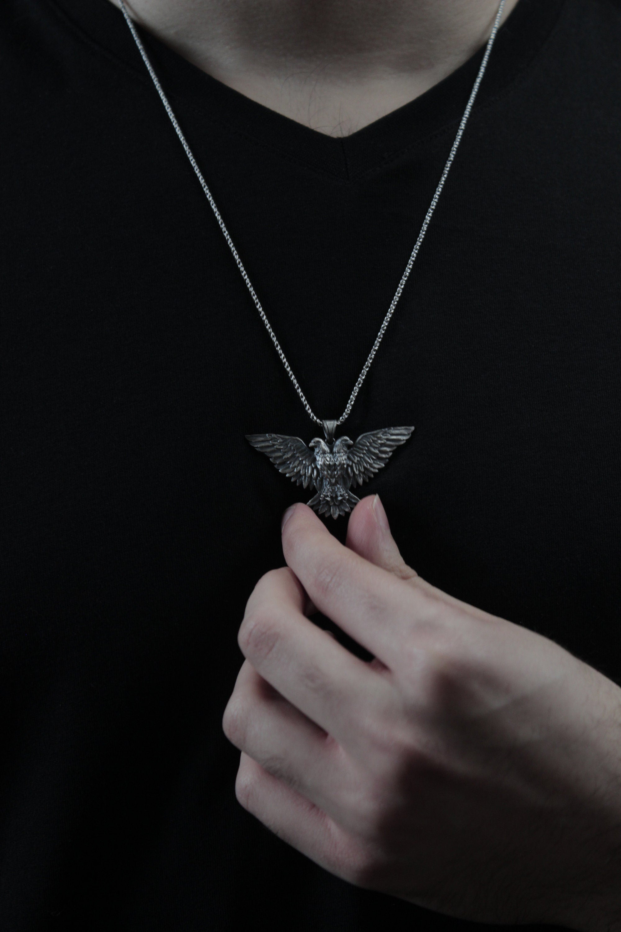 Two Headed Eagle Necklace