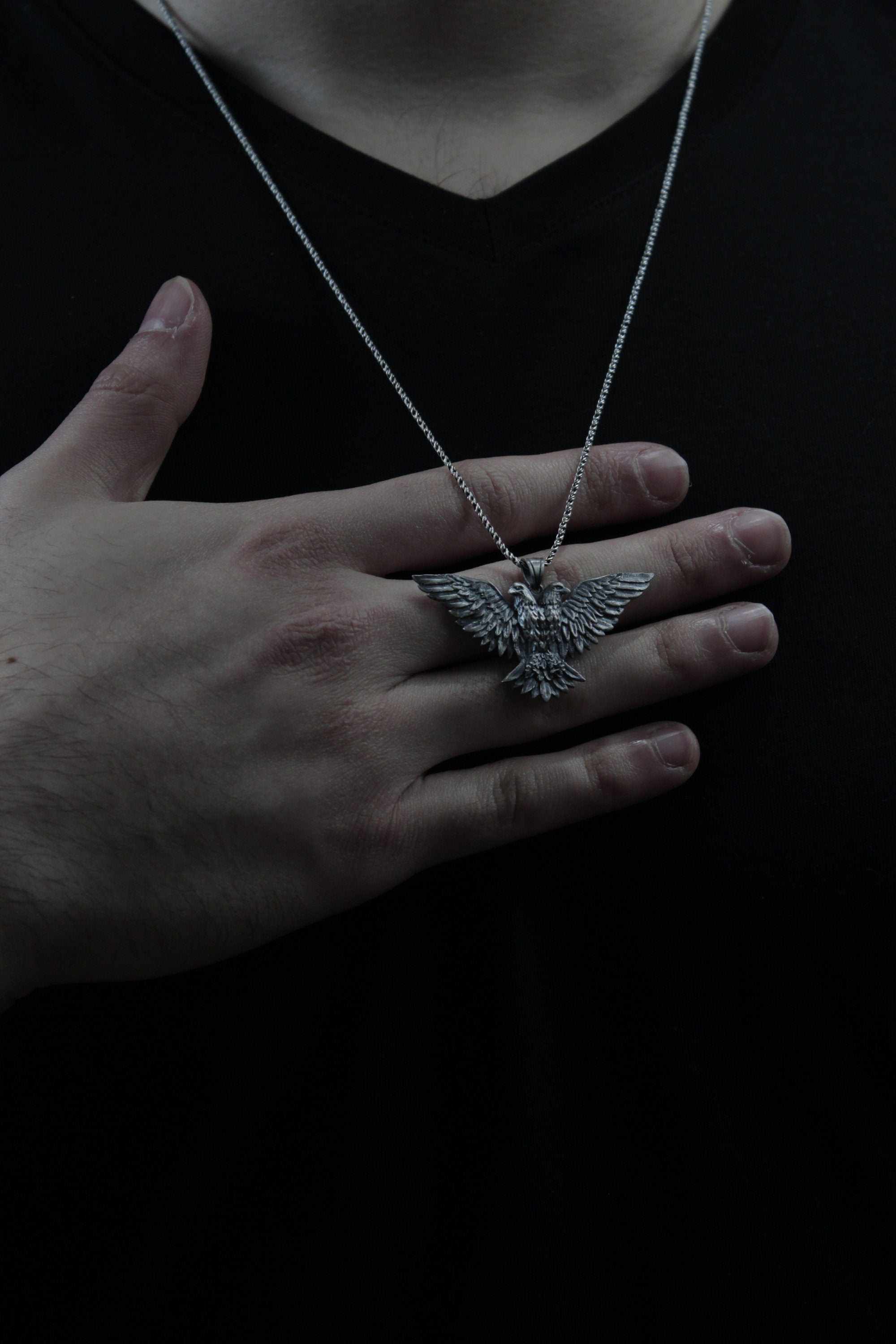 Two Headed Eagle Necklace