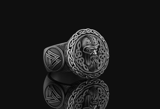 Odin Ring Oxidized Finish