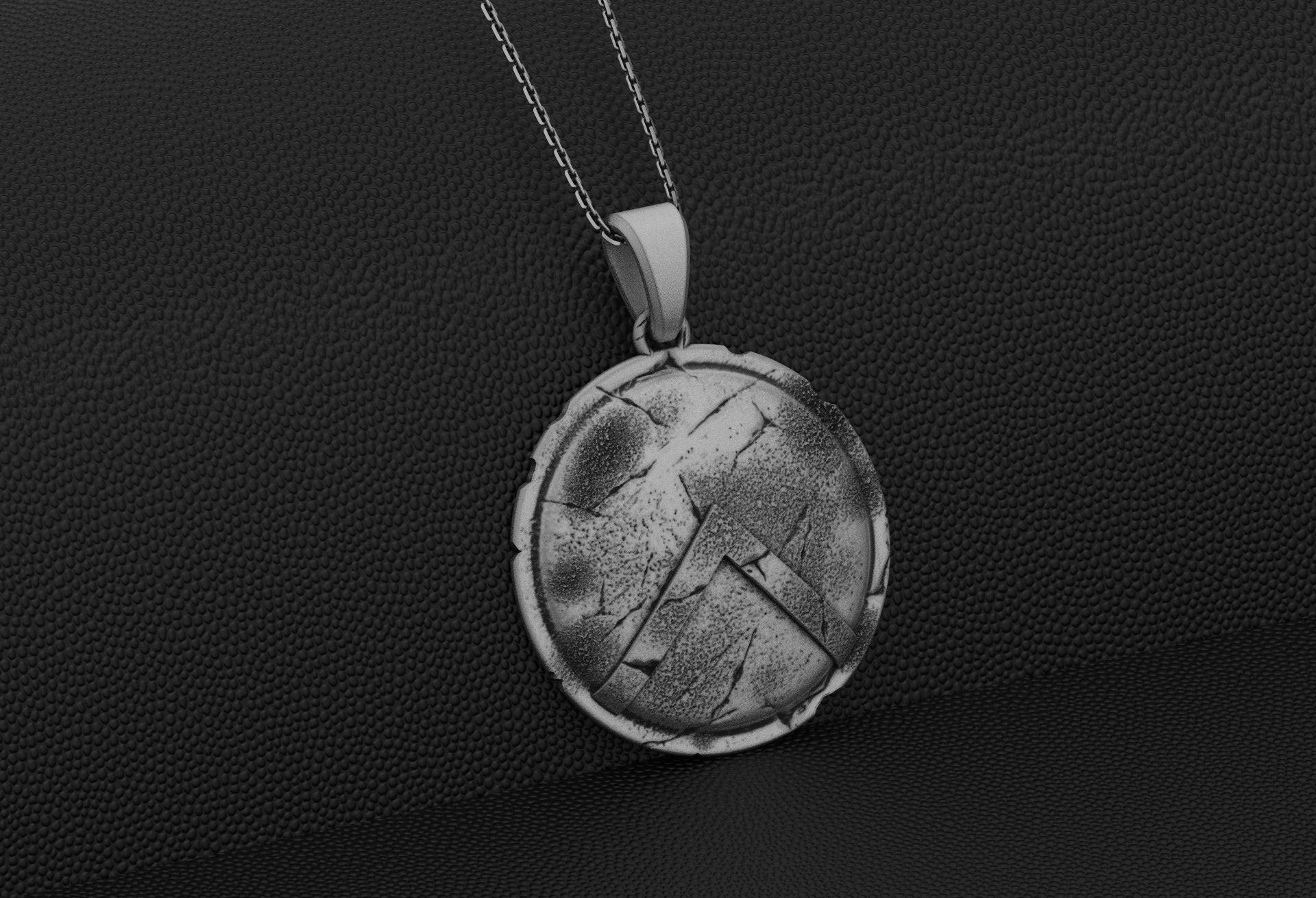 Spartan Shield Pendant