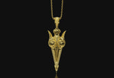 Gungnir Necklace Gold Finish