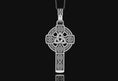 Load image into Gallery viewer, Celtic Cross Necklace Polished Finish
