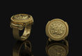 Load image into Gallery viewer, Greek Ring Gold Finish
