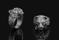 Load image into Gallery viewer, Lioness Ring Oxidized Finish
