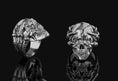 Load image into Gallery viewer, Gothic Skull Ring Polished Finish
