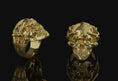 Bild in Galerie-Betrachter laden, Gothic Skull Ring Gold Finish
