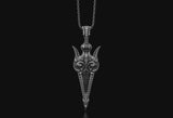 Gungnir Necklace Oxidized Finish
