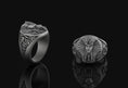 Load image into Gallery viewer, Pharaoh Ring Oxidized Finish
