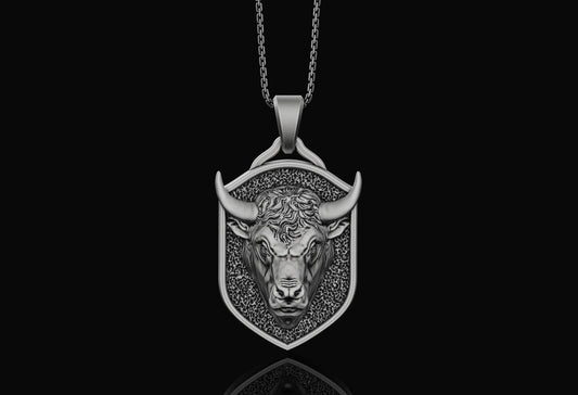 Personalized Bull Pendant