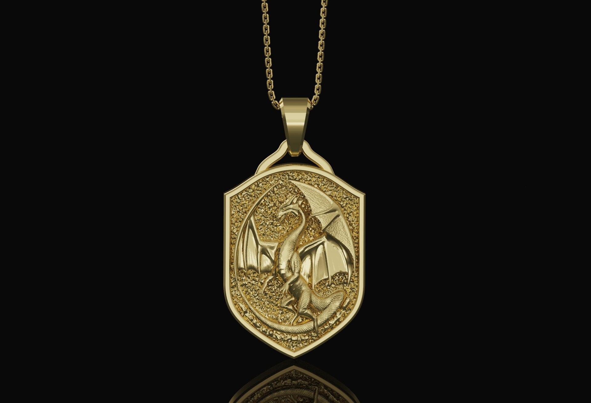 Silver Dragon Pendant