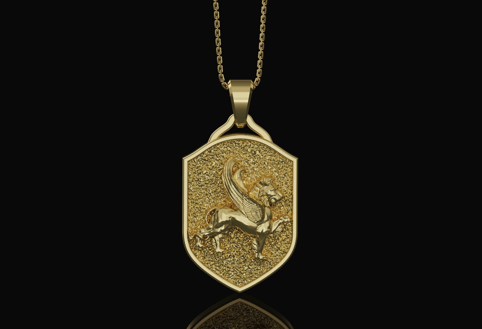 Silver Gryphon Pendant