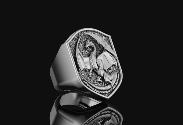 Silver Dragon Pendant