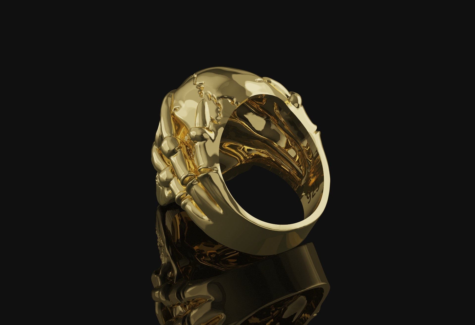 Gothic Skull Ring