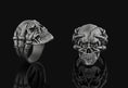 Load image into Gallery viewer, Gothic Skull Ring Oxidized Finish
