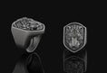 Bild in Galerie-Betrachter laden, Leopard Ring Oxidized Finish

