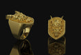 Load image into Gallery viewer, Oni Ring Gold Finish
