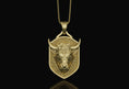 Load image into Gallery viewer, Personalized Bull Pendant
