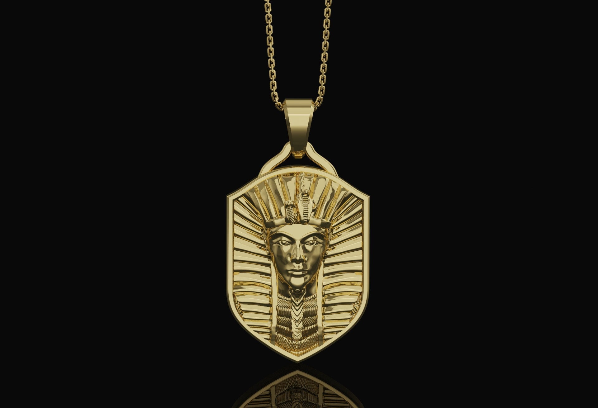 Pharaoh Pendant Gold Finish