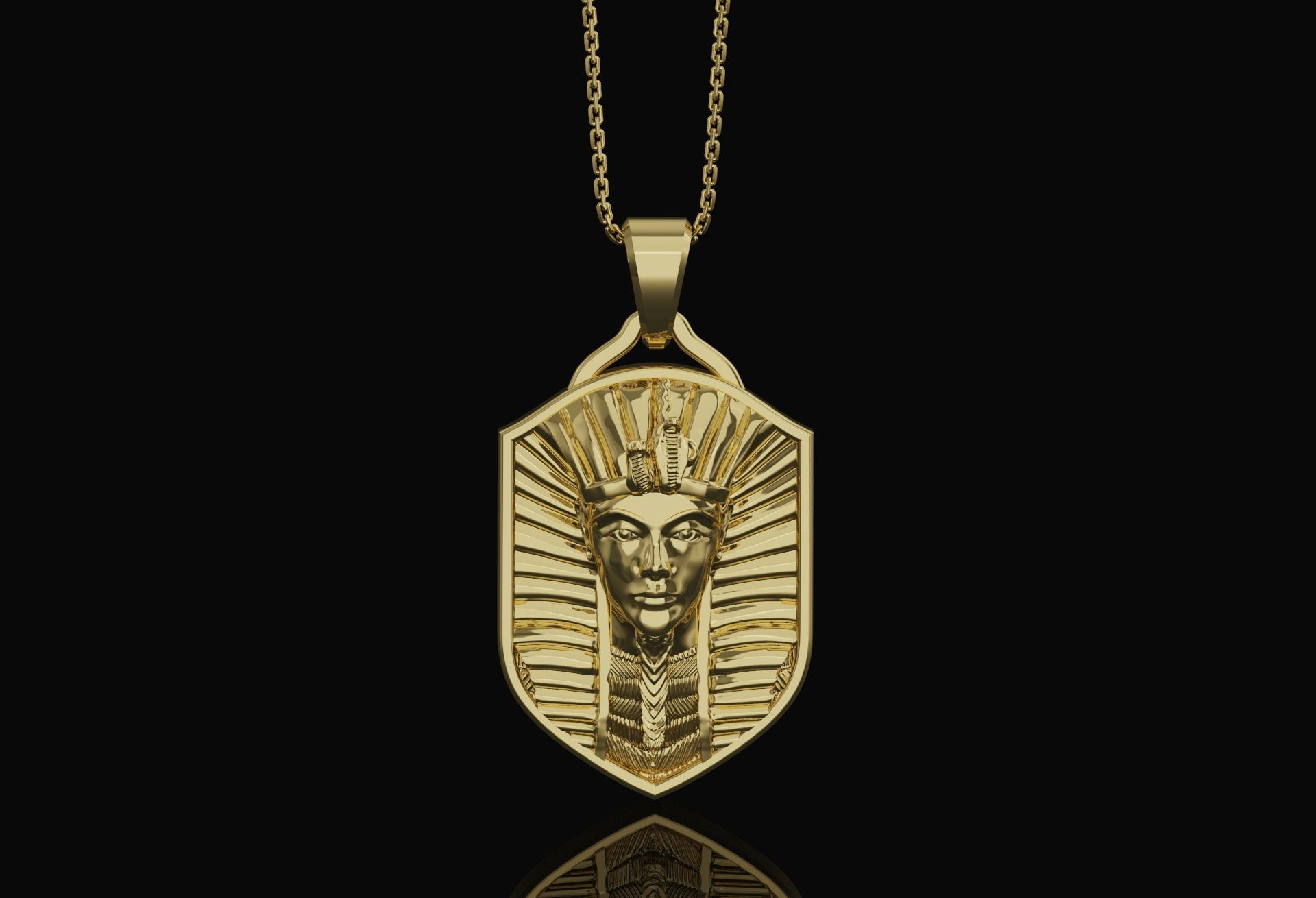 Pharaoh Pendant Gold Finish