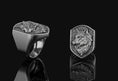 Bild in Galerie-Betrachter laden, Wolf Ring Polished Finish
