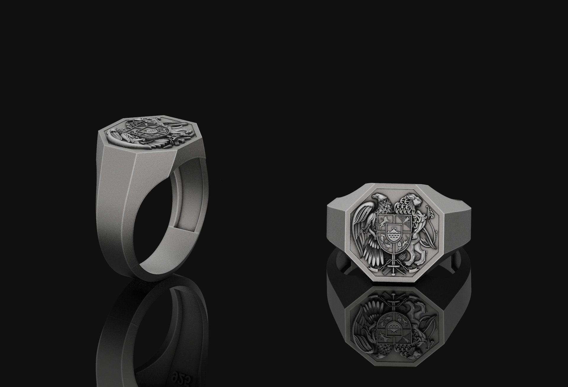 Armenian Coat of Arms Ring