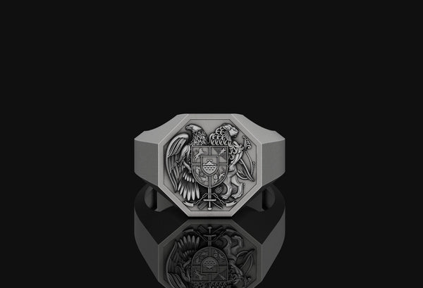 Armenian Coat of Arms Ring