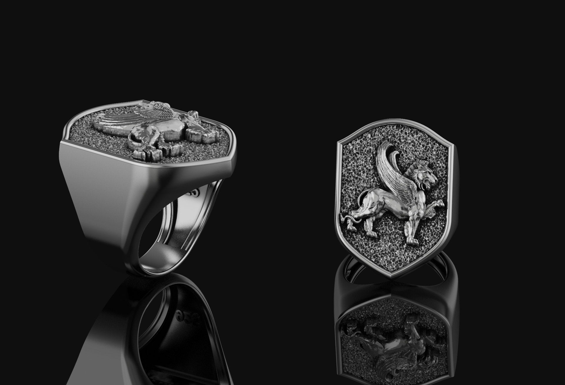 Gryphon Ring Polished Finish