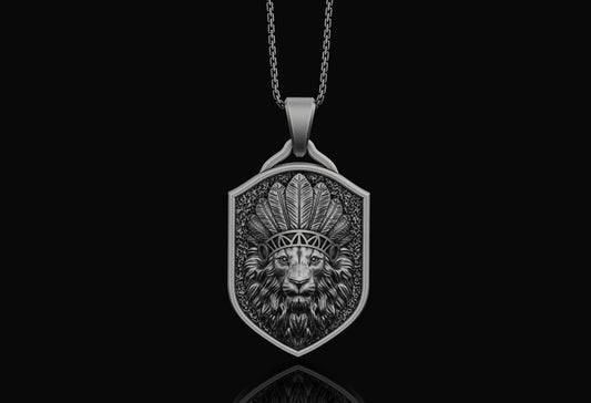 Tribal Lion Pendant