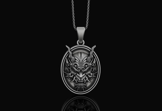 Oni Mask Necklace