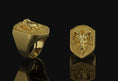 Load image into Gallery viewer, Goat Ring Gold Finish
