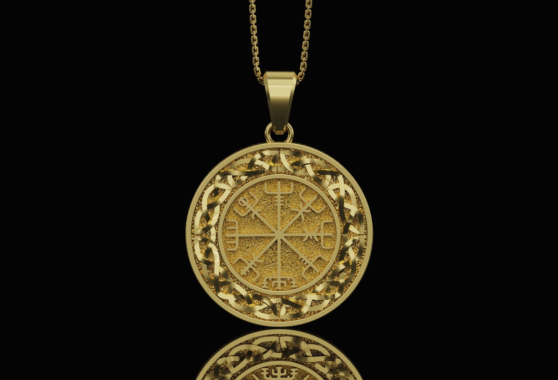 Celtic Vegvisir Necklace