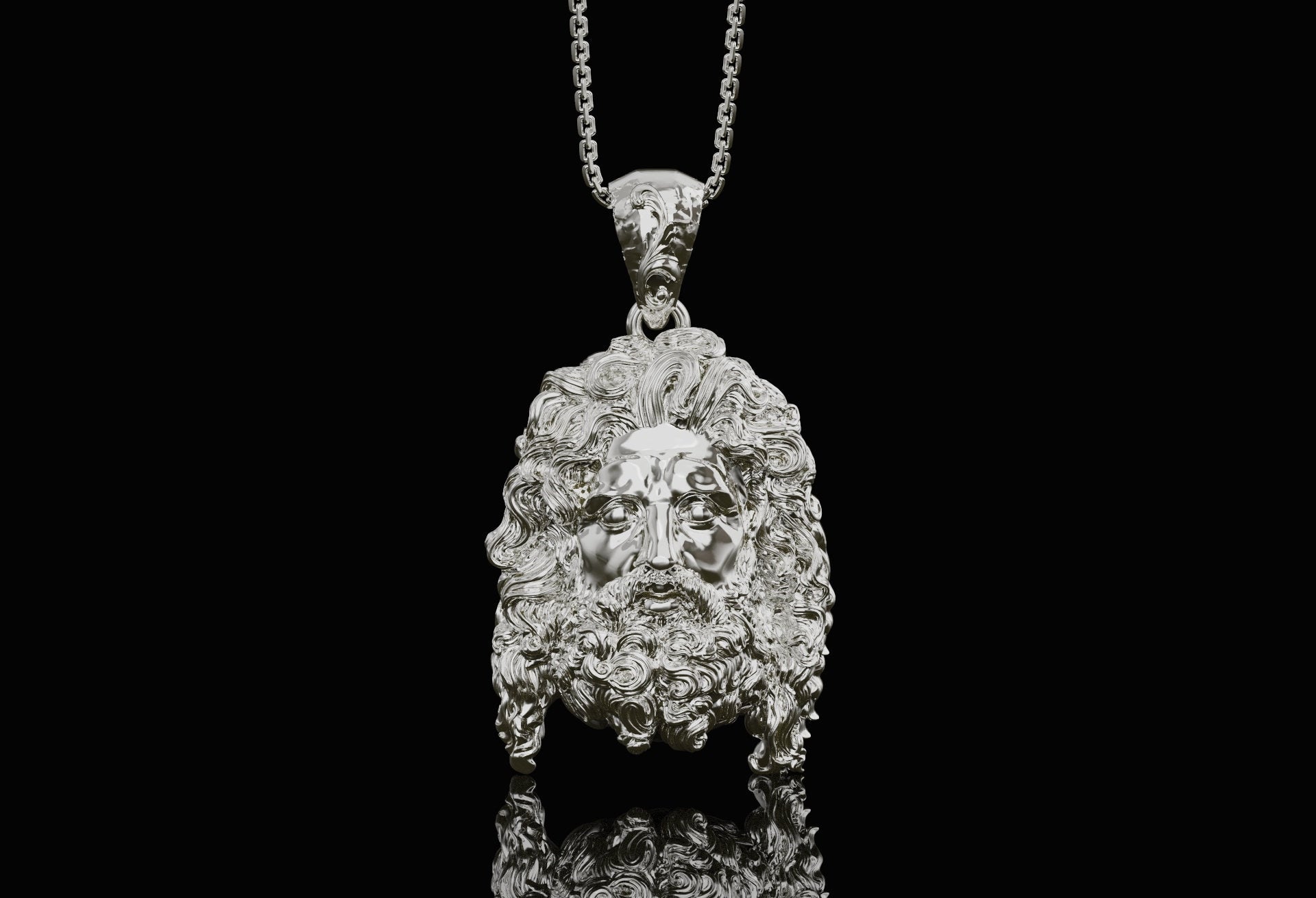 Zeus Necklace Pendant Polished Finish