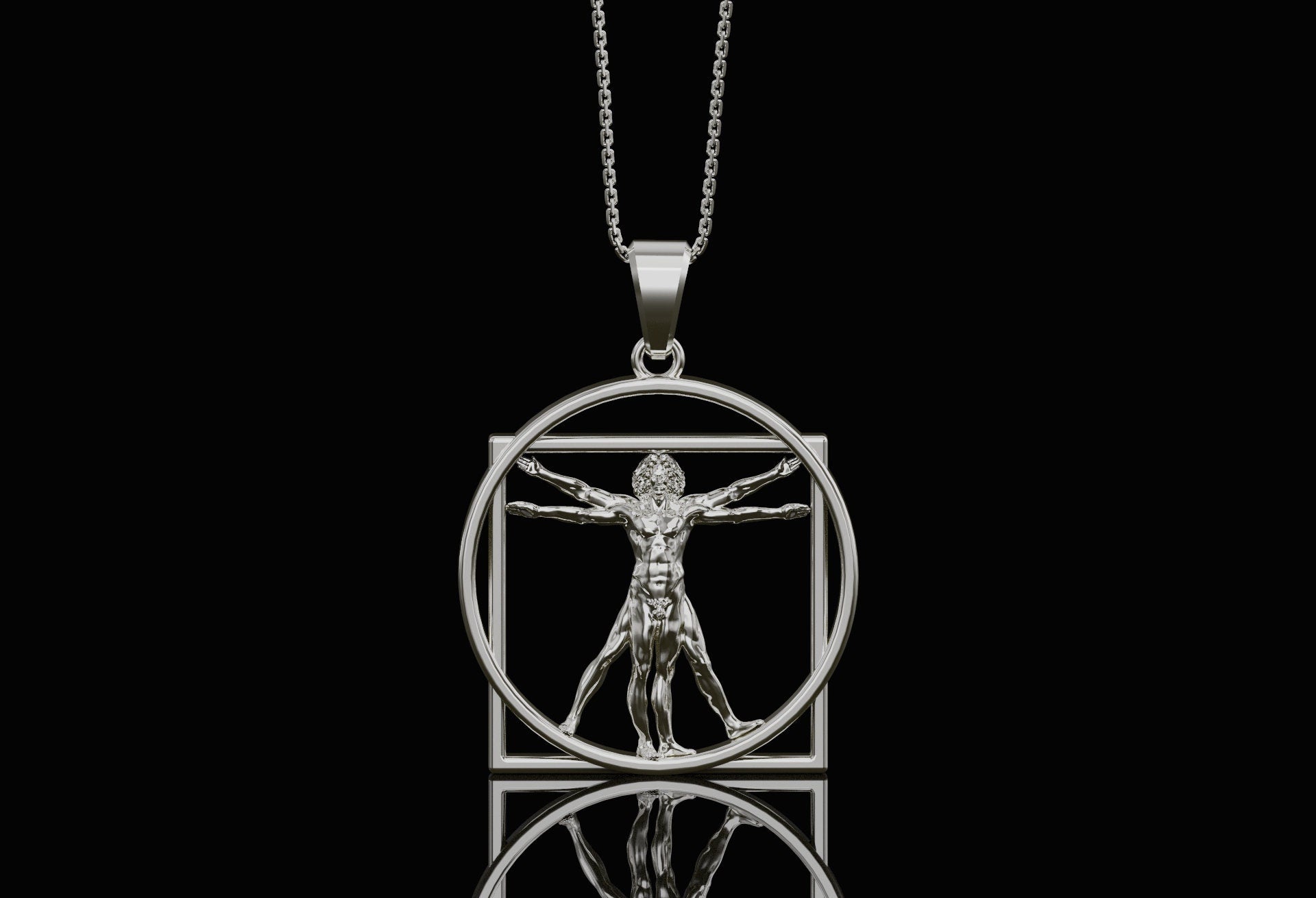 Vitruvian Pendant Polished Finish