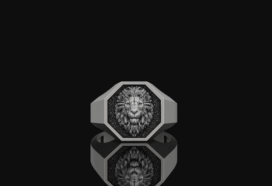 Lion Signet Ring