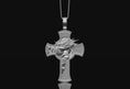 Load image into Gallery viewer, Crucifix Pendant Polished Finish
