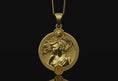 Load image into Gallery viewer, Virgo Pendant Gold Finish

